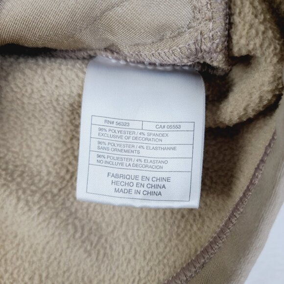 Nike ACG Men's Ecru Tan Therma Fit Long Sleeve Full Zip Winter Fleece Jacket L - Picture 7 of 9